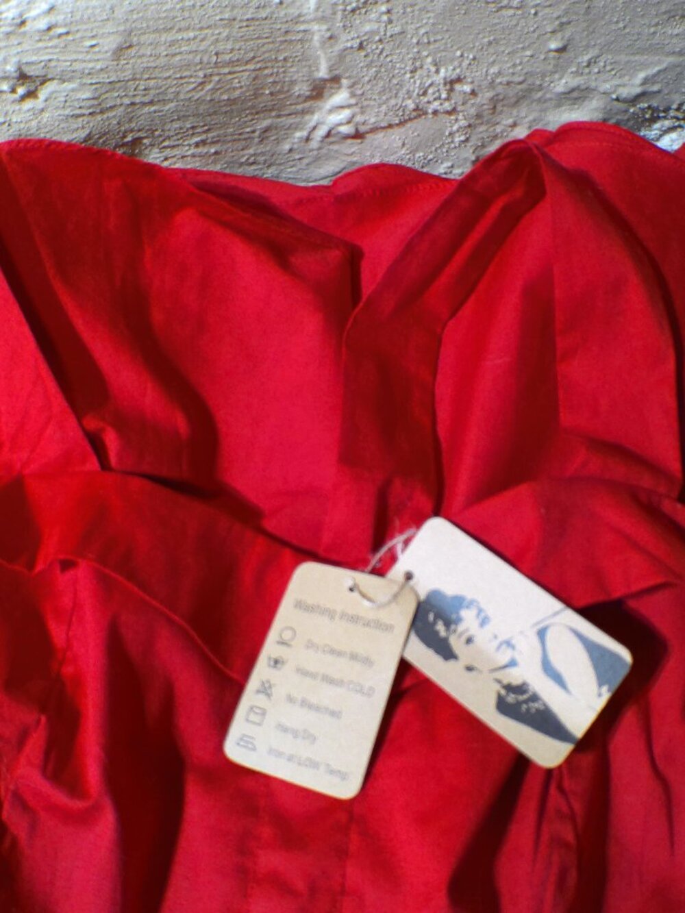Maggie Tang Sundress Plus 3XL Red Retro Pin UP - Picture 6 of 8